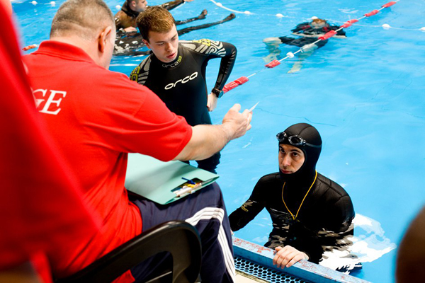 Бяла карата за Петър. Seaonmad Freediving Team на Naissub Freediving Cup 2011 в Ниш, Сърбия. Фотография Тихомир Рачев