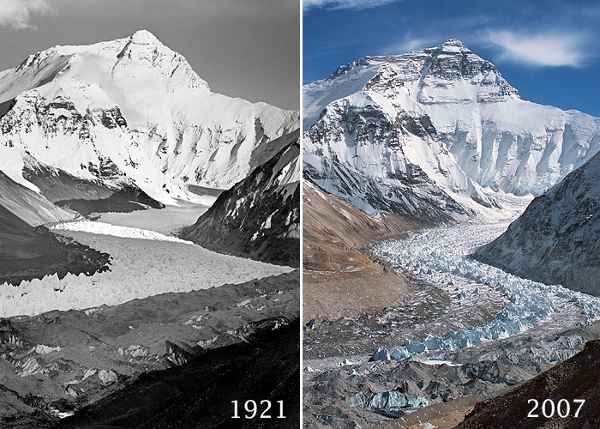 Топящите се ледове на Еверест