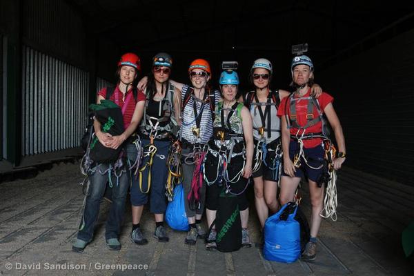 6 Women Climb the Shard, London, UK
