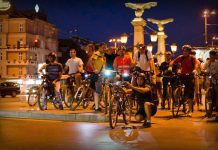 35-та велоразходка из нощна София