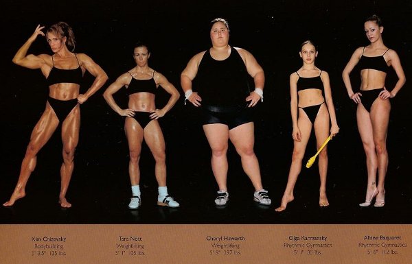 Как изглеждат телата на най-добрите спортисти в света