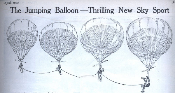Скачане с балони – футуристичният спорт от миналото