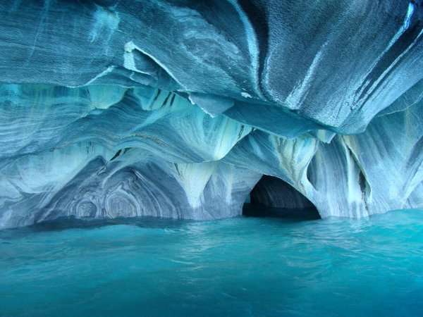 Мраморните пещери, Чили