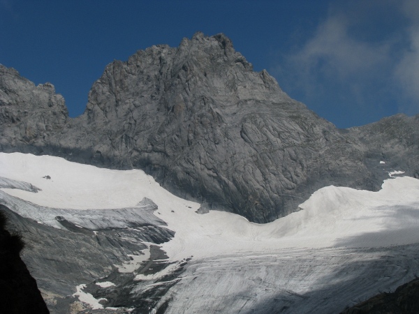 Ледник в Швейцарските Алпи