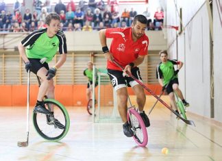 Unicycle Hockey