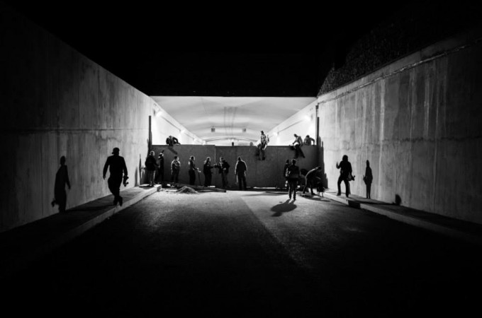 Тунел за скейтъри в Прага
