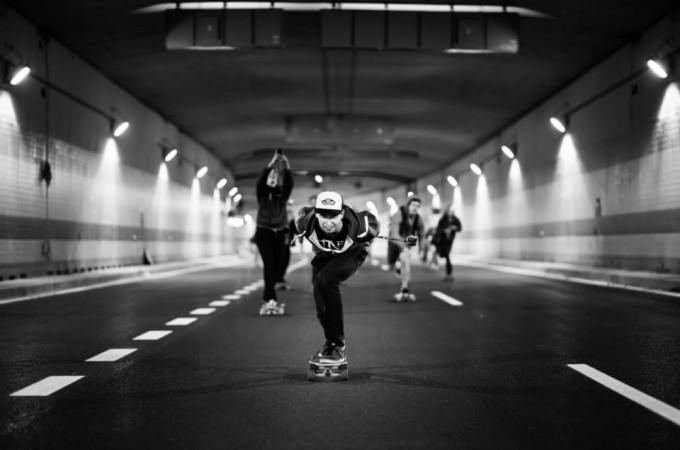 Тунел за скейтъри в Прага