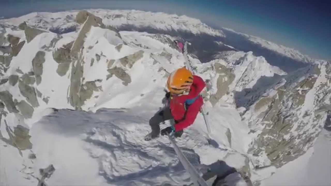 Spring ski on 3 cols route
