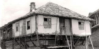 Автентична снимка на село Долен