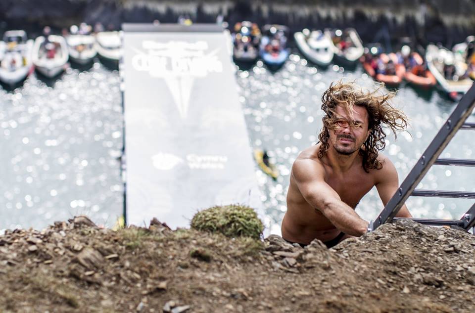 Тодор Спасов. Снимка: Red Bull Cliff Diving