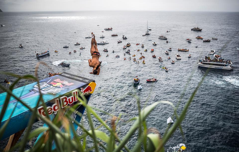 Red Bull Cliff Diving на Азорските острови