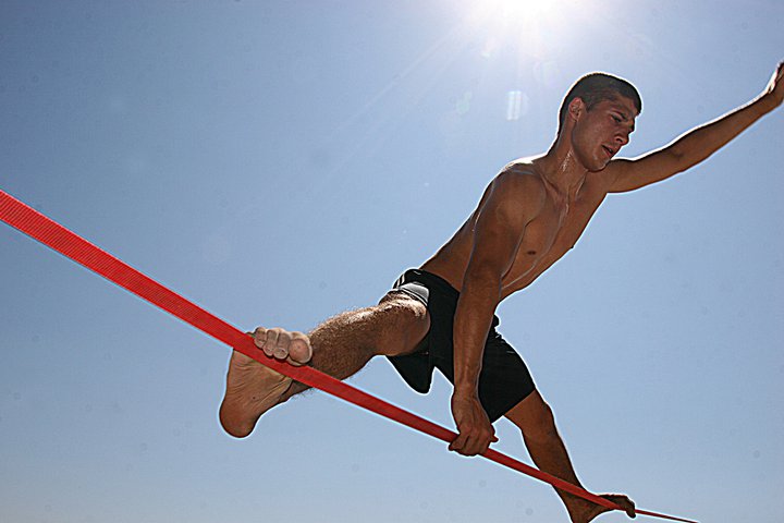 Slackline Bulgaria. Серафим Захариев