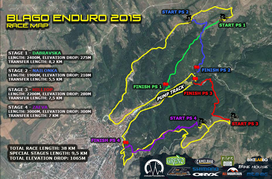 Blago Enduro 2015 map