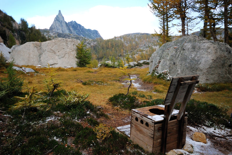 Outhouse in the Mountains