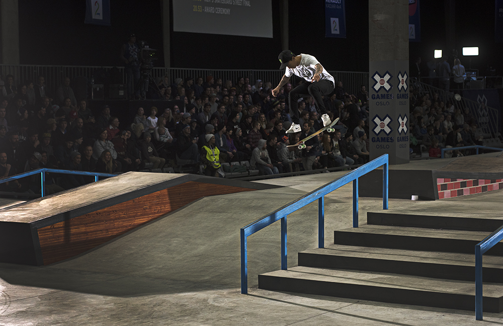 XGames Skateboarding in Oslo, Nyjah Huston