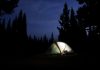 Палатка, нощ