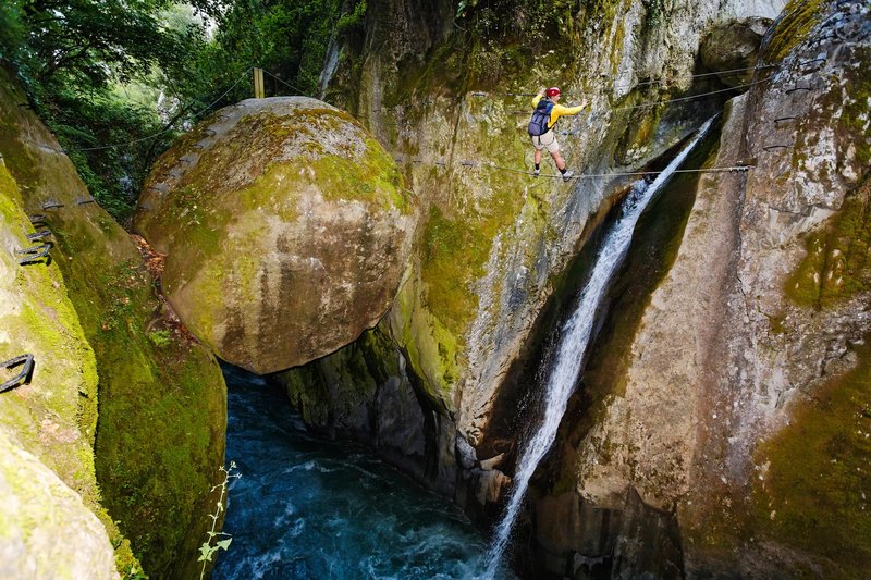 Via ferrata des Canyons de Lantosque Снимка: Iris Kuerschner