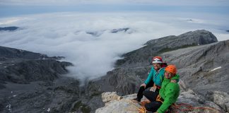 Седрик Лаша и Нина Капрез на върха на Орбаю
