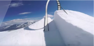 Ski rail loop