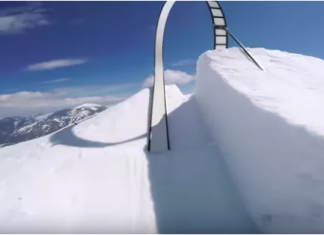 Ski rail loop