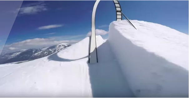 Ski rail loop