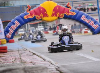 Participants perform during the Red Bull Kart Fight National Final in Plovdiv, Bulgaria on 30th of September 2017 © RedBull Content Pool