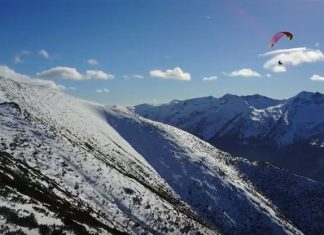 тандемен полет, парапланер, боровец, мусала