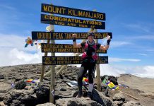 Рекорд за скоростно изкачване на Килиманджаро
