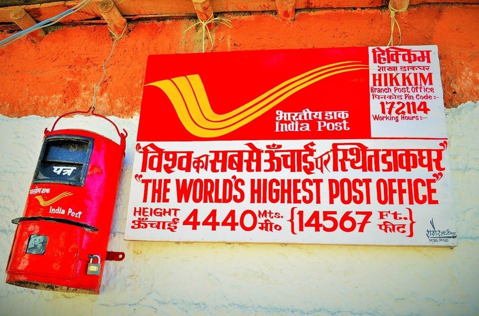 Най-високо разположената поща в света
