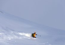 Powder skiing