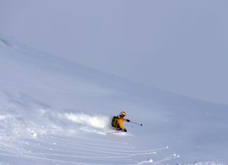 Powder skiing