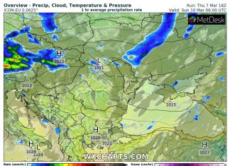 360° уикенд прогноза: 9-10 март