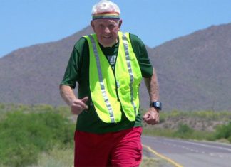 95-годишен американец прекосява САЩ с бягане