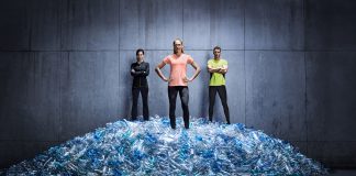 спортна колекция от рециклирана пластмаса