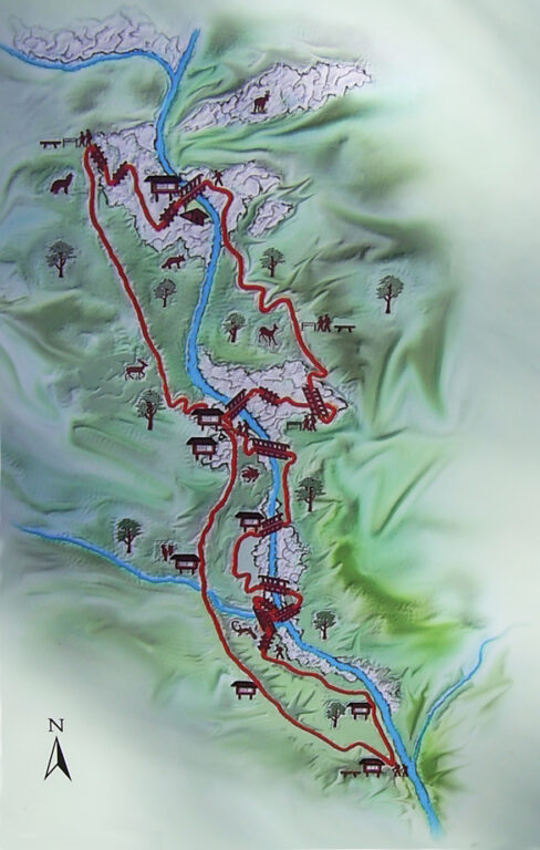 Екопътека „Бяла река” - схема на маршрута