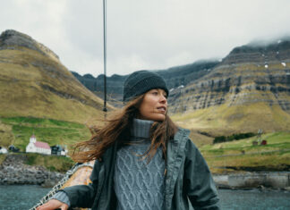 Плетеният пуловер Övik от проследима вълна