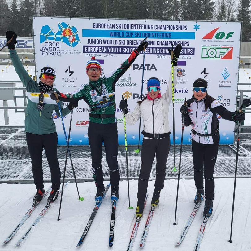 Българските участници в Европейското по ски ориентиране, 2023 г.