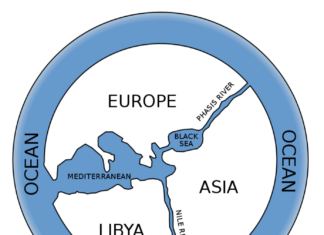 Реконструкция на картата на света на Анаксимандър