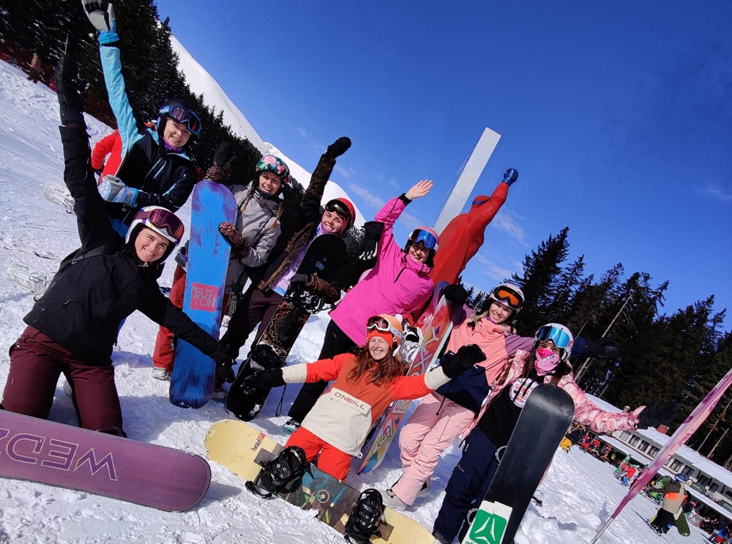 Snowboarding GIRLS Bansko