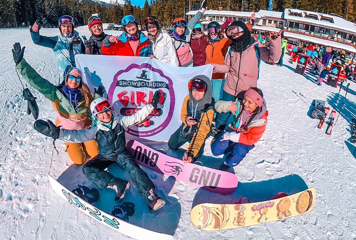 Snowboarding GIRLS Bansko