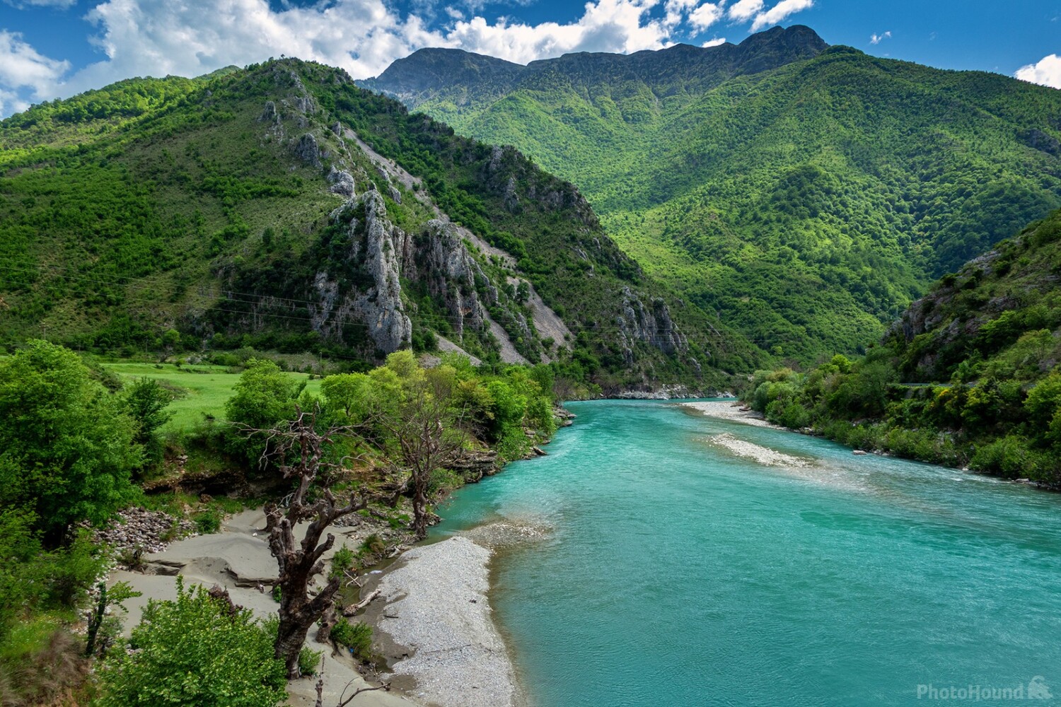 Река Вьоса, Албания