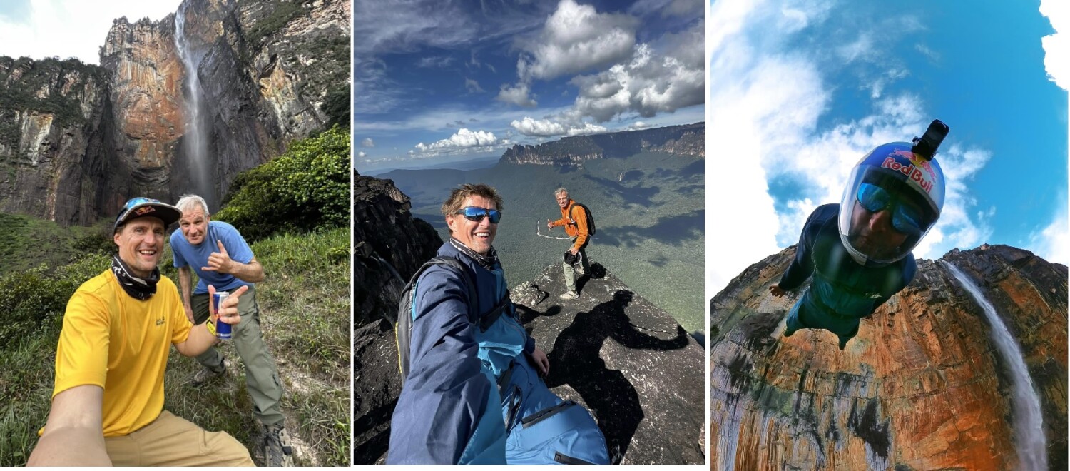 Весо Овчаров и Иво Нинов скочиха от най-високия водопад на земята 