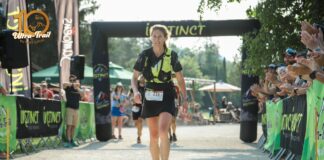 Мария Николова на финала на Ultra Trail du Haut Giffre - UTHG