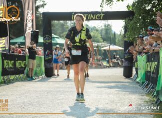 Мария Николова на финала на Ultra Trail du Haut Giffre - UTHG