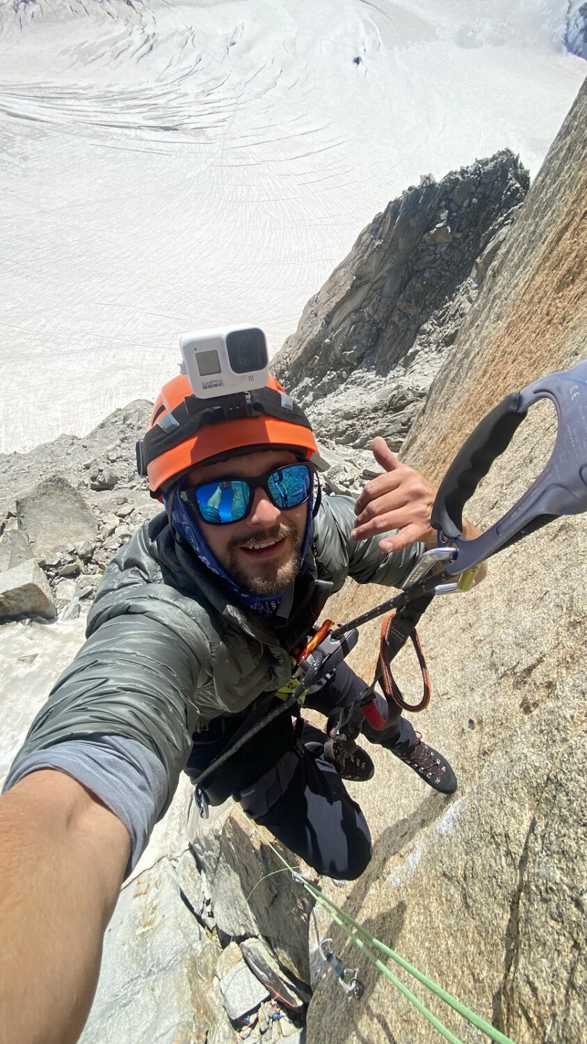 Ивайло Дончев в Aiguille du Midi, Шамони