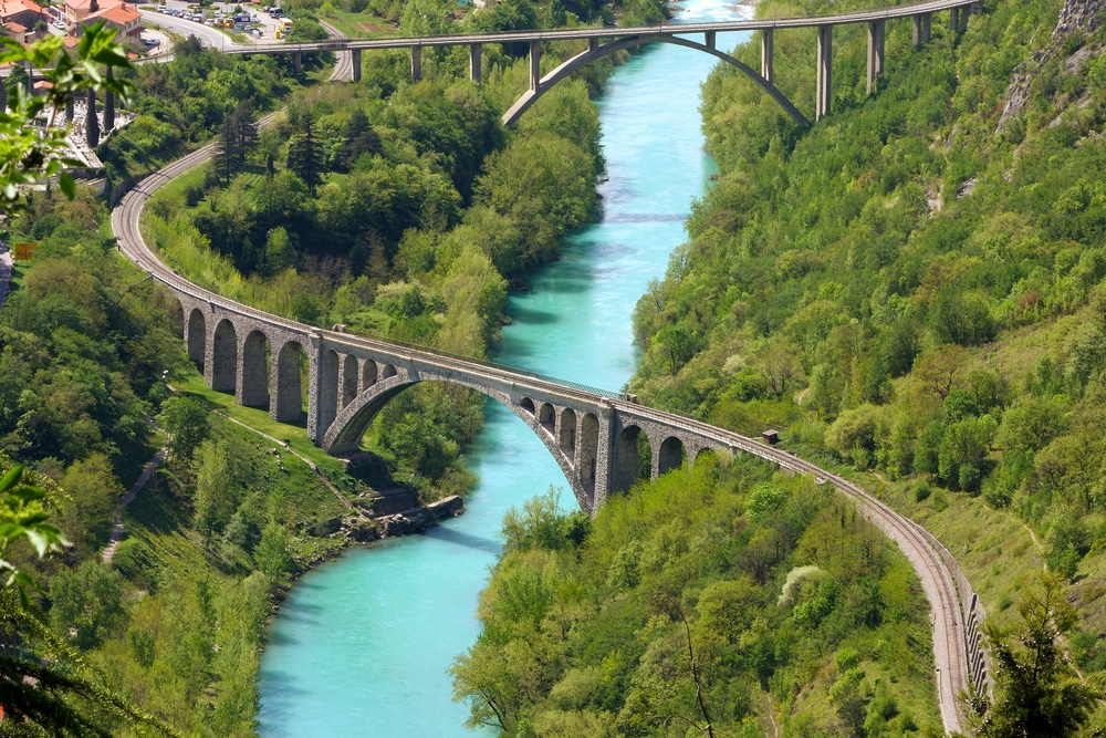 Солкански мост, Словения