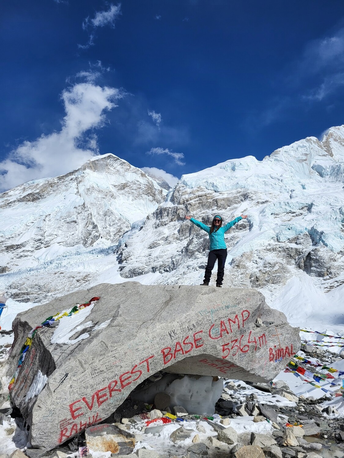  Стефанѝ Циканделова - Еверест базов лагер