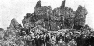 Алеко Константинов и приятели на Черни връх, 1895 г.