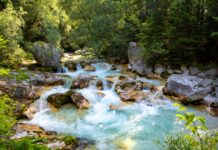 Soča Rvier, Slovenia, Снимка: Fabian-Kuhne