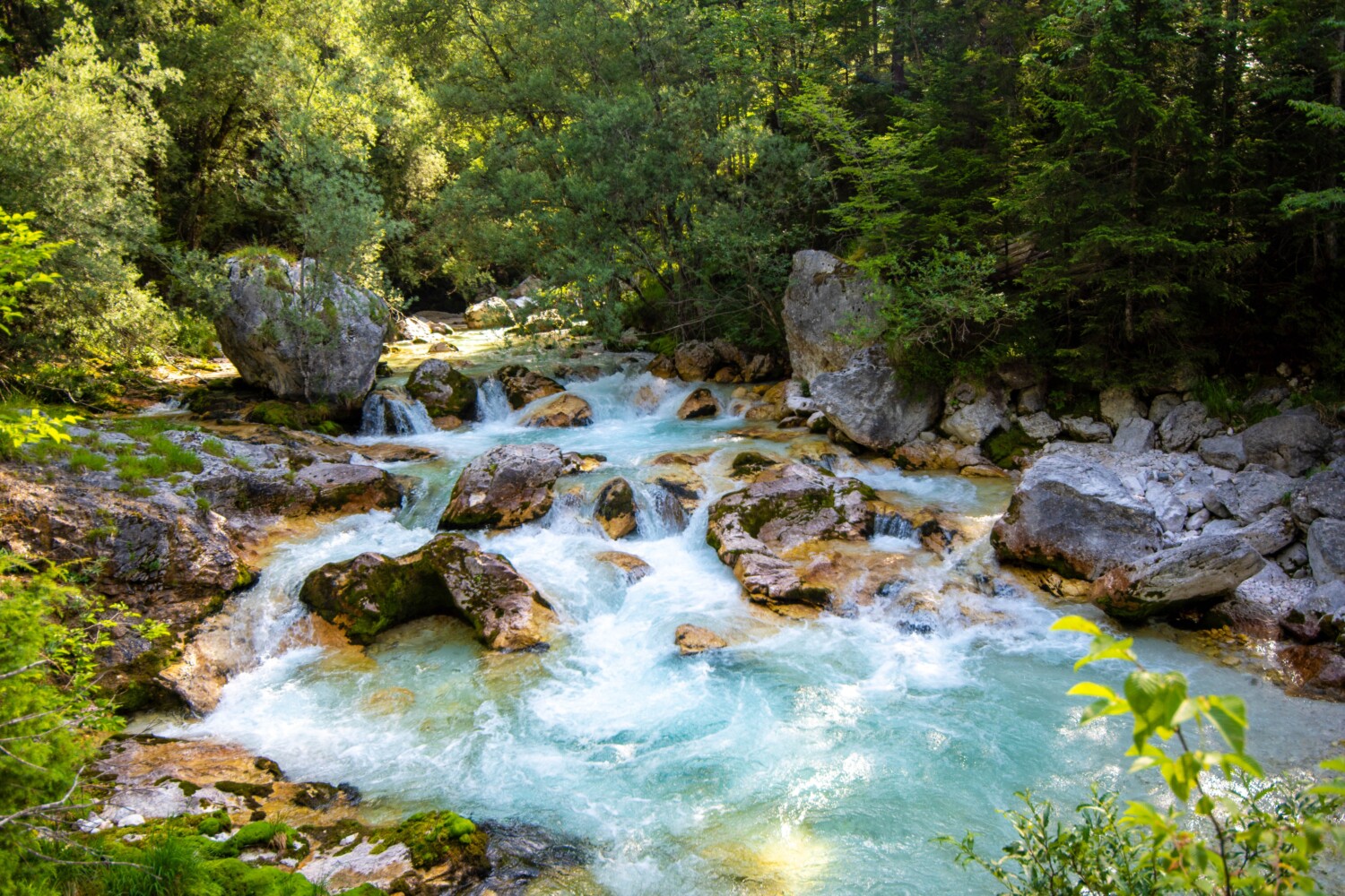 Soča Rvier, Slovenia, Снимка: Fabian-Kuhne